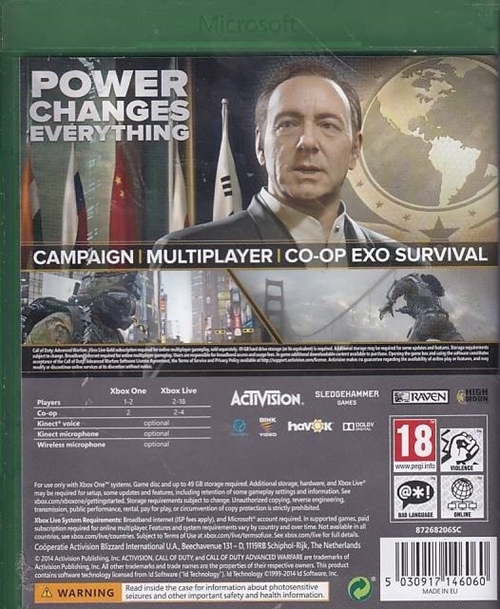 Call of Duty Advanced Warfare - XBOX One (B Grade) (Genbrug)